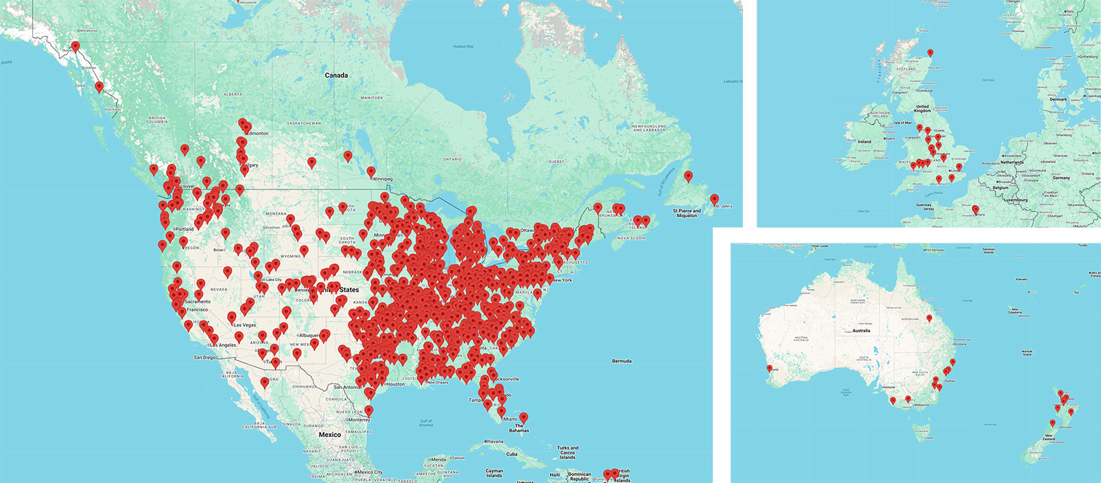 Facility Pins On Map