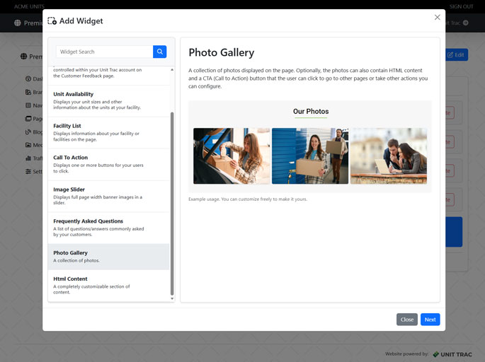 Dynamic Page Content