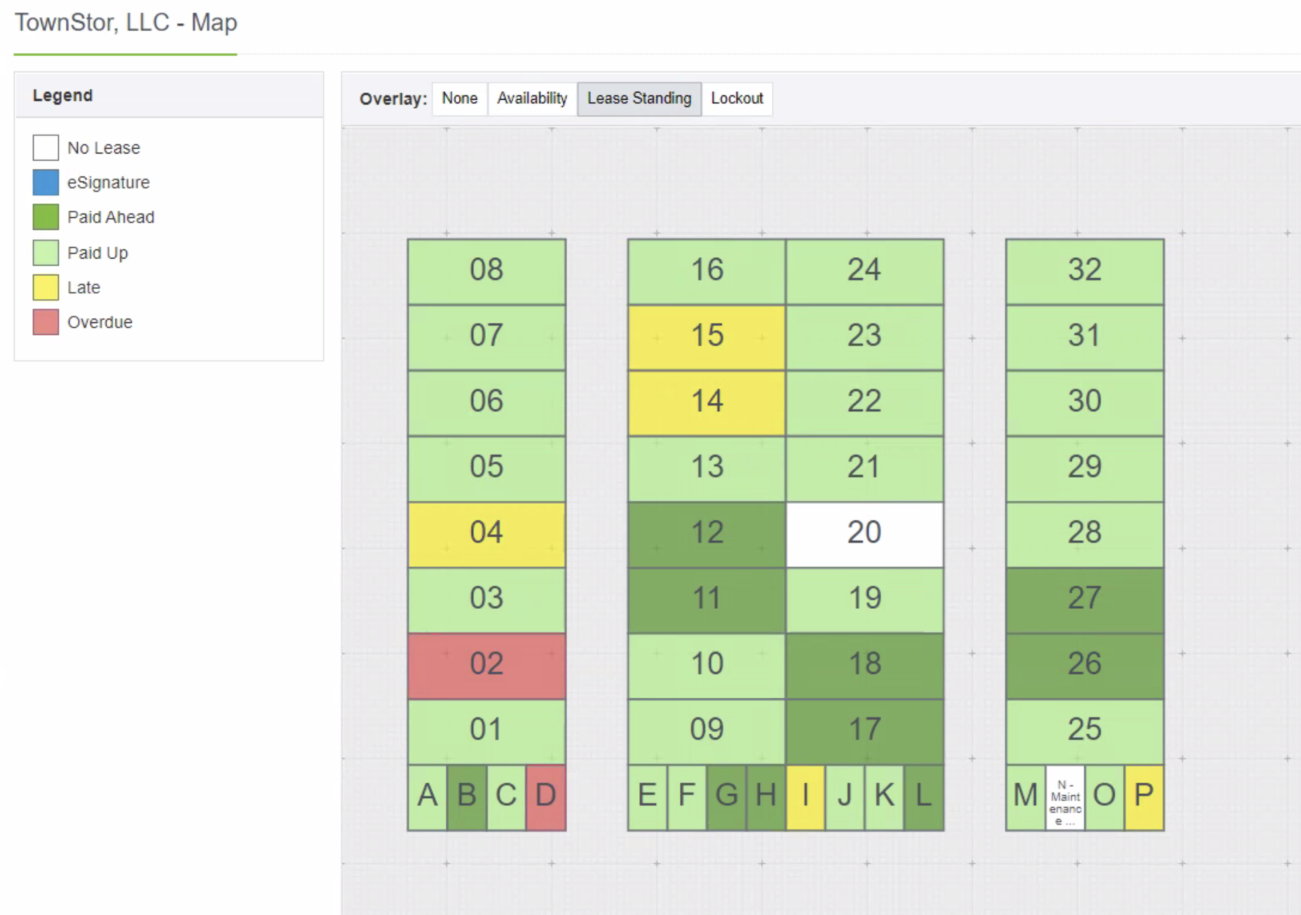 The core functionality is to help owners securely track storage space